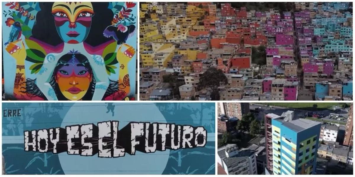 Con color y pintura, Bogotá se llena de arte