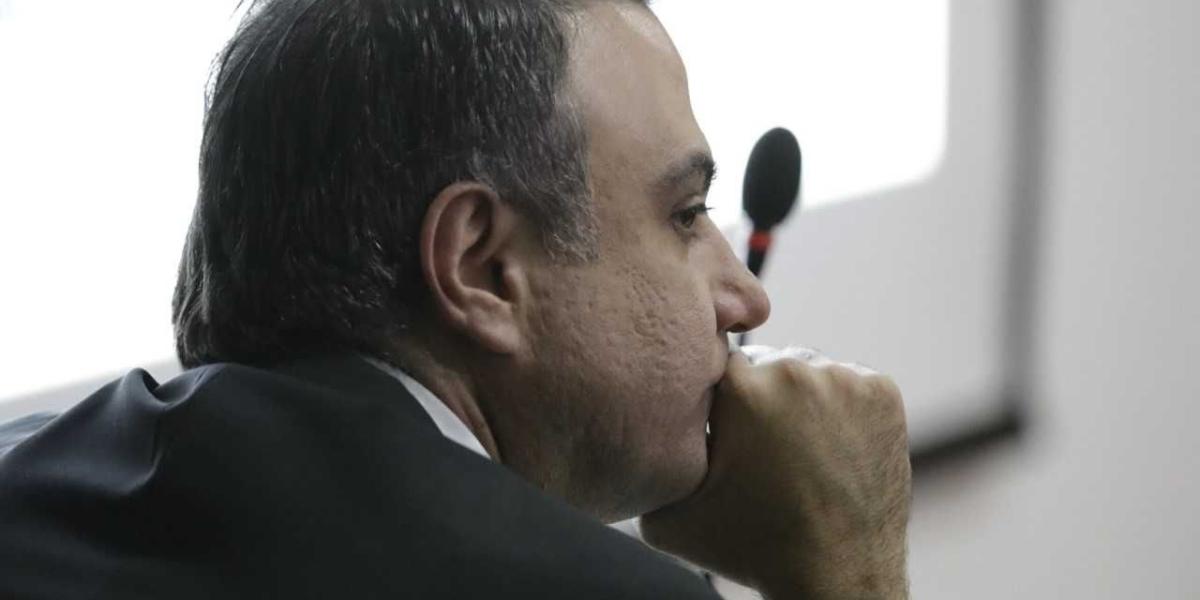 Edwin José Besaile en imputación de cargos ante un magistrado del Tribunal de Bogotá.