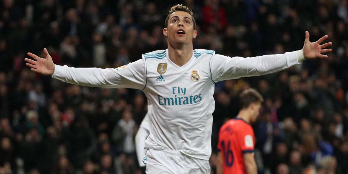 Cristiano Ronaldo anotó triplete en la victoria del Real Madrid 5-2 contra la Real Sociedad.
