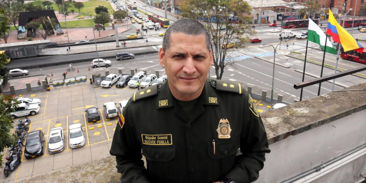 El general Hoover Penilla, comandante de la Policía de Bogotá, señaló que trabajará para que la frecuencia de ocurrencia de delitos bajen.