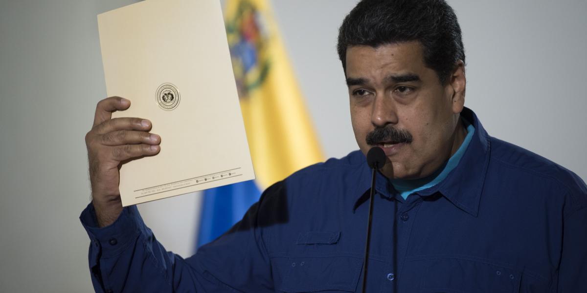 Nicolás Maduro, presidente de Venezuela, a quien no invitarán a la cumbre de las Américas de Lima en marzo.