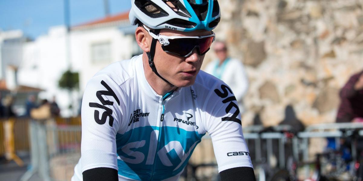 Chris Froome debutó en el 2018 en la Vuelta a Andalucía.