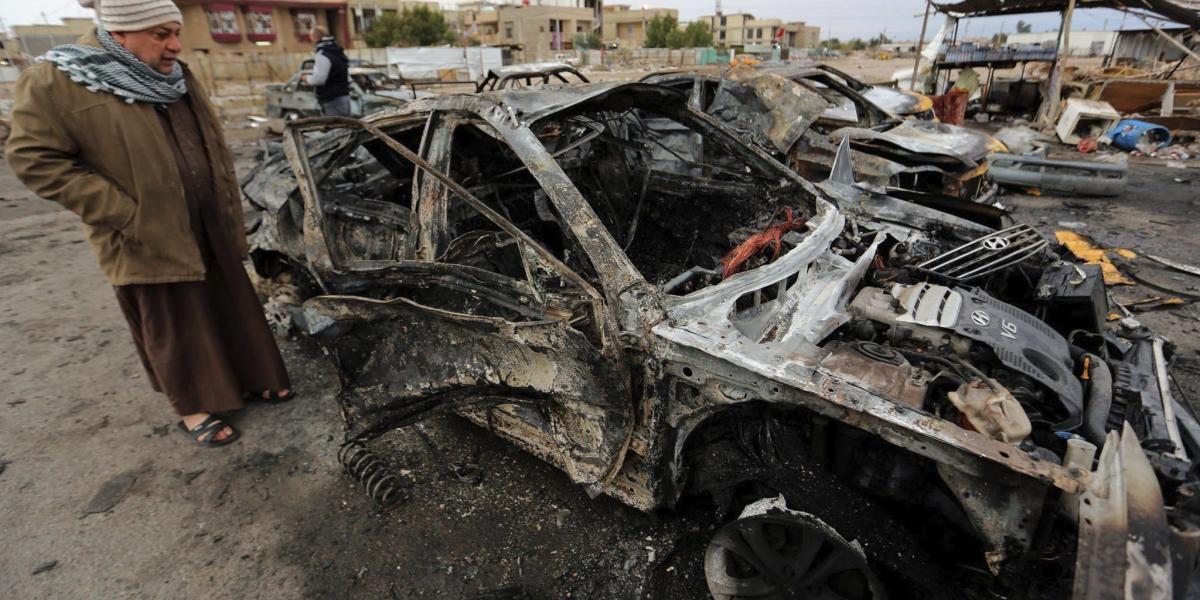 El Estado Islámico hizo explotar en febrero del 2017 un carro bomba en Bagdad (Irak). Murieron 42 personas.