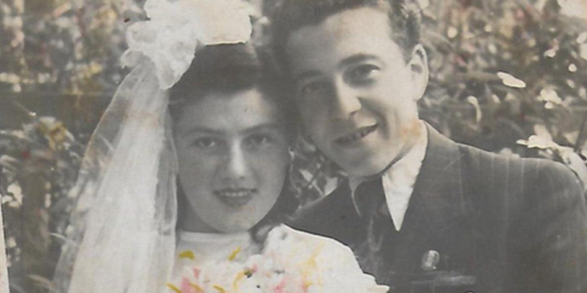David y Perla se conocieron a través de una de las alambradas de un campo de concentración. Lograron sobrevivir y casarse en Buenos Aires después de la guerra. Foto cortesía de Mónica G. Álvarez.