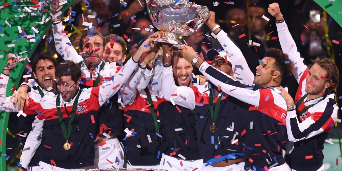 El equipo de Francia es el actual campeón de la Copa Davis, tras vencer en la final del año pasado a Bélgica en el Grupo Mundial.