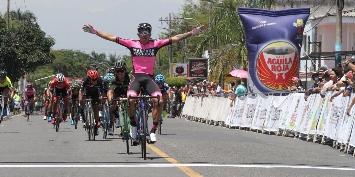 El boyacense Juan Sebastián Molano fue el ganador de la primera etapa de la Vuelta al Valle. Este miércoles se hará un circuito en Pradera.