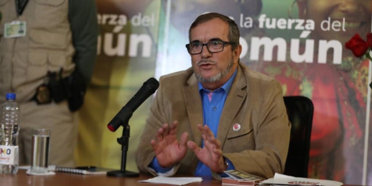 Rodrigo Londoño, candidato presidencial de la Farc.