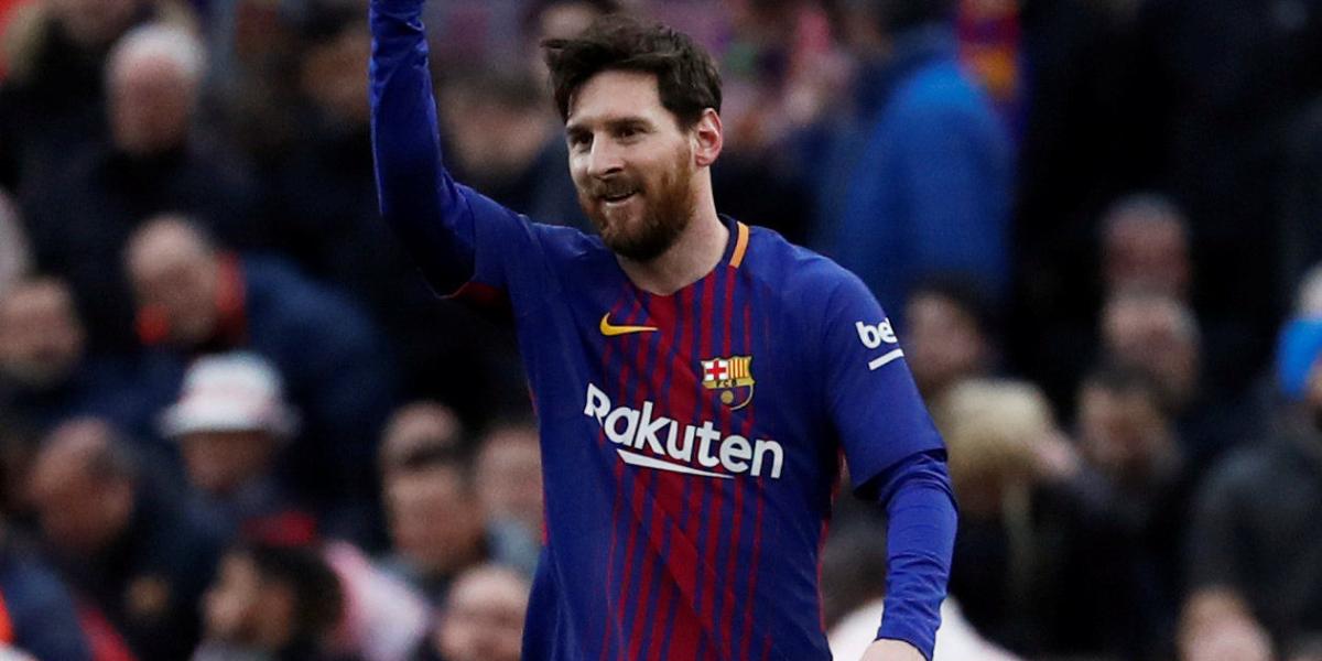 Lionel Messi, delantero del Barcelona.