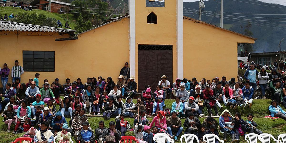 El resguardo está ubicado en Caldono, en el norte del Cauca, donde crece la tensión entre los pobladores.