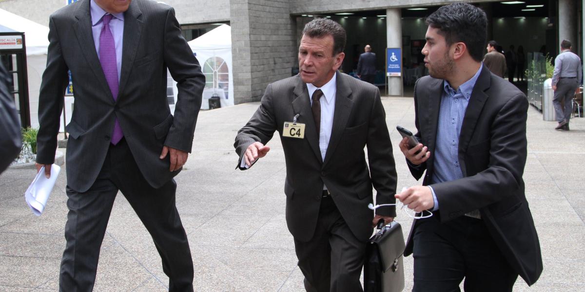 Luego de su detención, Carlos Gustavo Palacino fue trasladado al búnker de la Fiscalía.