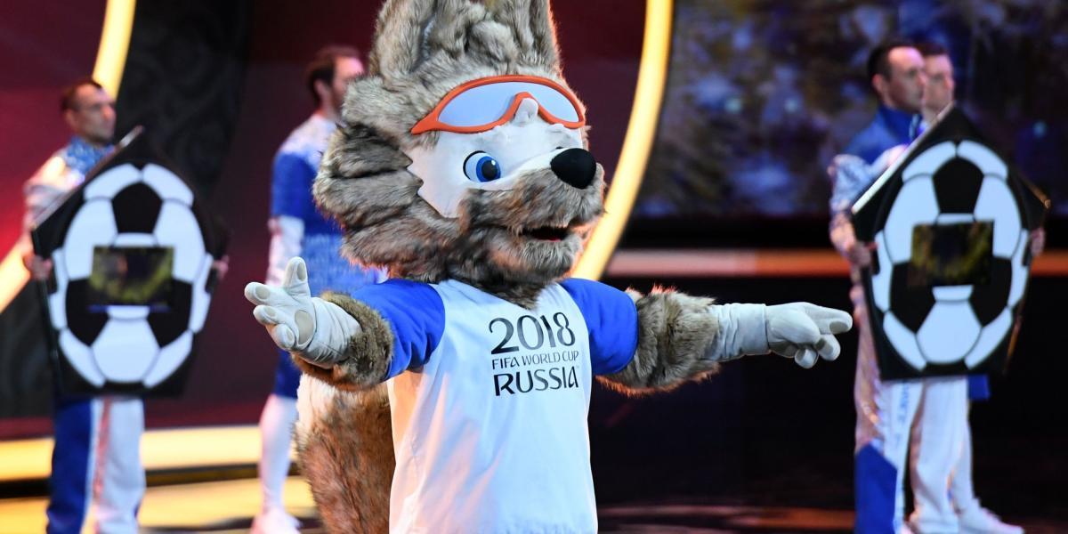Zabivaka es la mascota oficial de la Copa Mundial de Fútbol de 2018 que se celebrará en Rusia. Es un lobo con una camisa blanca y marrón.