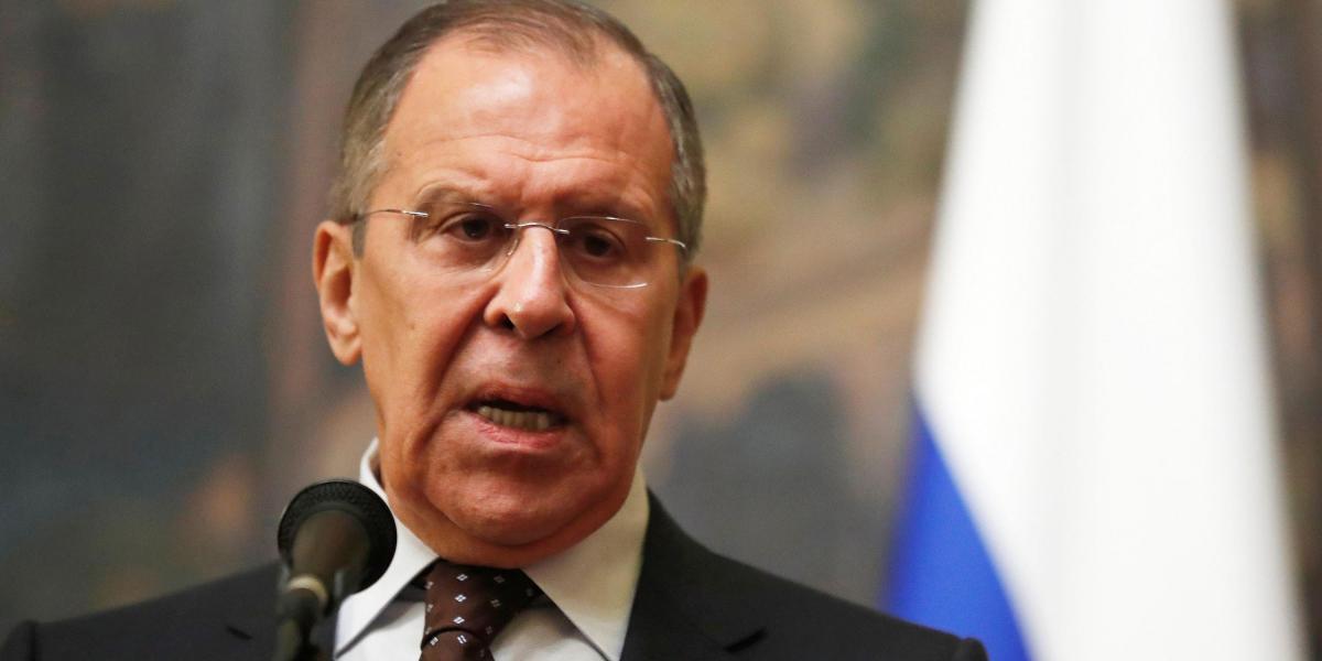 Sergei Lavrov, ministro de Relaciones Exteriores de Rusia, quien desmintió que su país sea el responsable del envenenamiento al doble espía Serguéi Skripal.