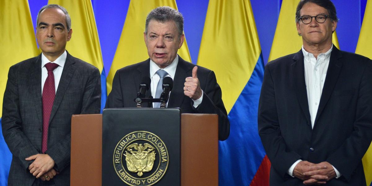 El presidente Santos anunció el pasado lunes la reanudación de las conversaciones.