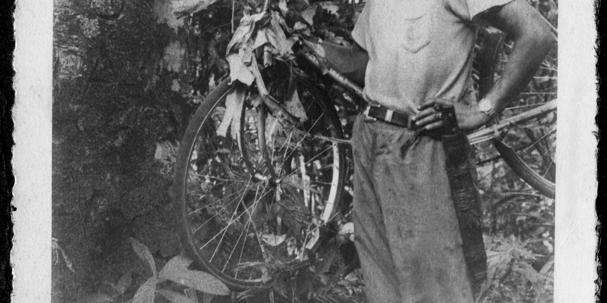 Álvaro Zabala, armerita que viajó de Bogotá a Washington en bicicleta en 1950