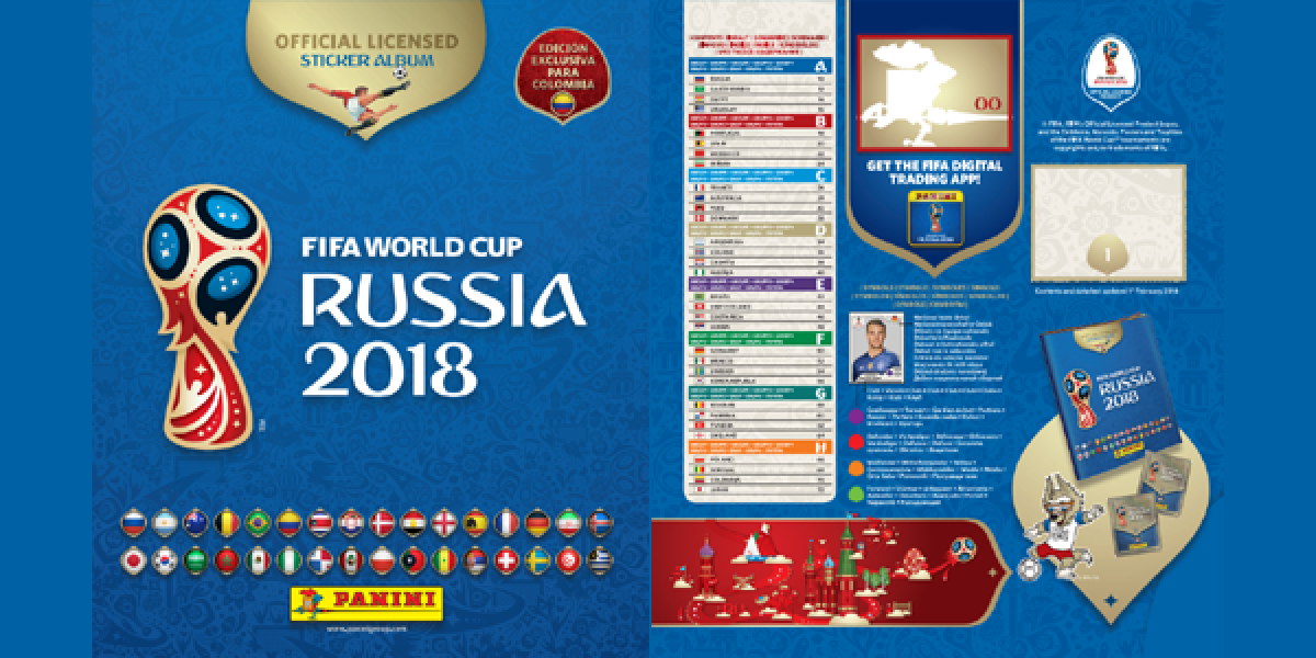 Así será la portada del álbum del Mundial Rusia 2018.