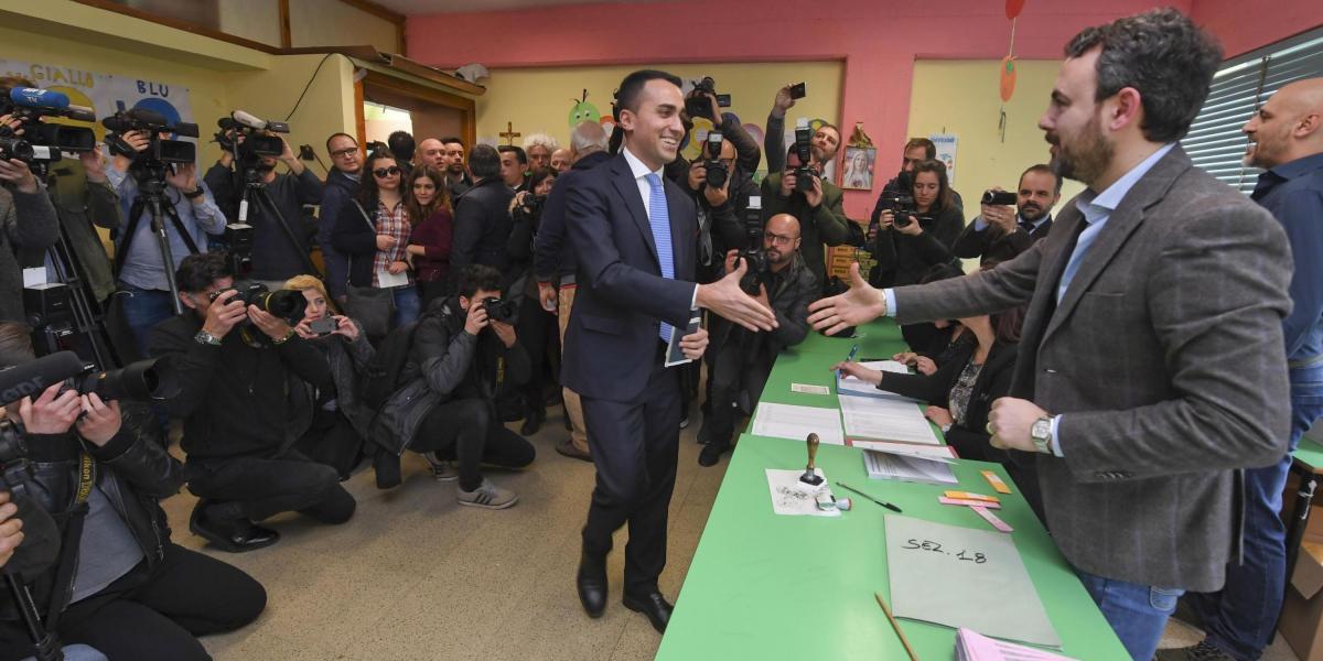 Luigi Di Maio, el líder del M5E, que obtuvo el 32,7 por ciento de votos y fue el partido ganador en los recientes comicios.