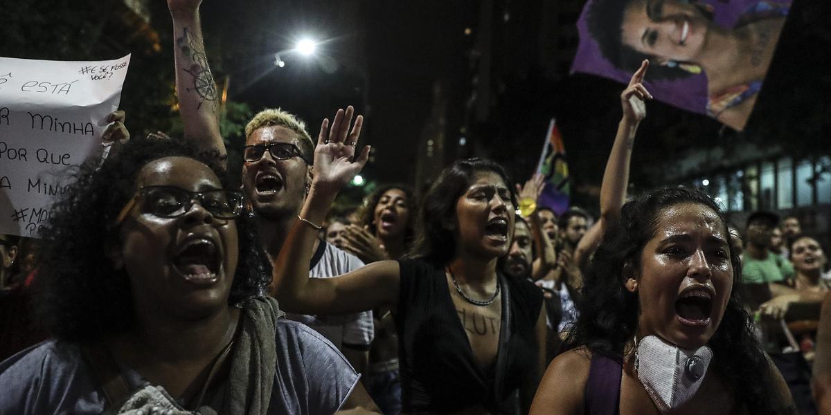 Miles de personas están protestando en Brasil por el asesinato de la concejal Marielle Franco, en Río.