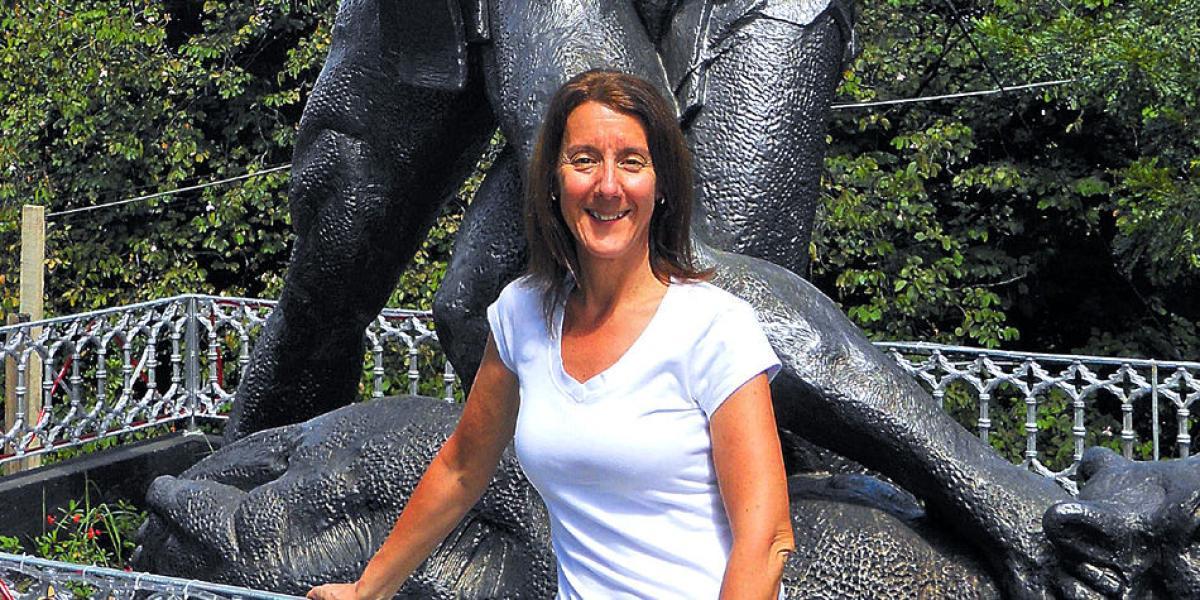 Nancy Kiernan vivía en el estado de Maine. Es administradora de salud y tras jubilarse viajó a Medellín en mayo de 2012.