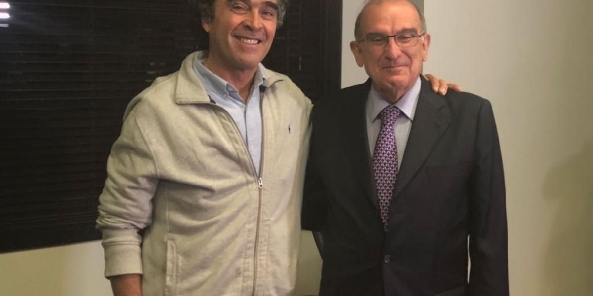 Humberto de la Calle y Sergio Fajardo, candidatos a la Presidencia.