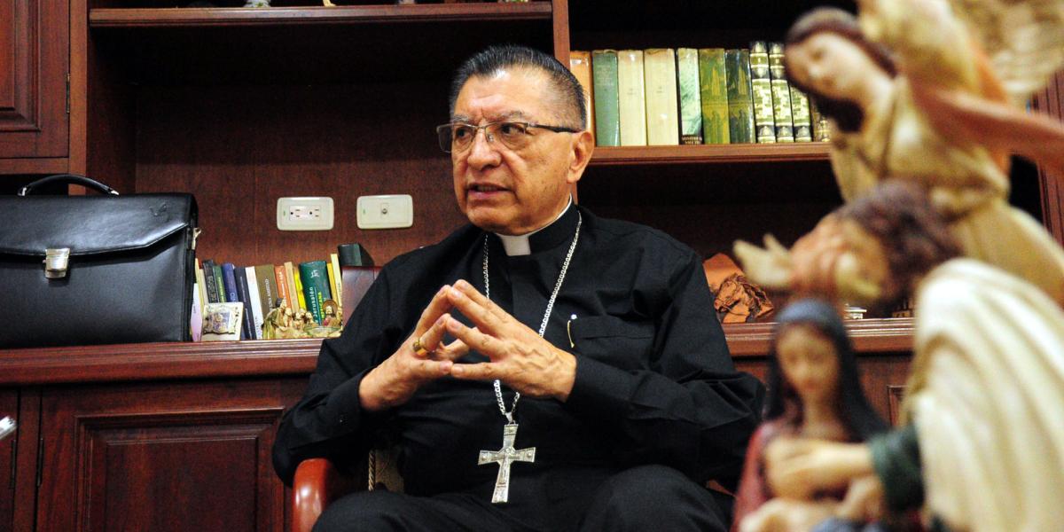 Monseñor Óscar Urbina, arzobispo de Villavicencio y presidente de la Conferencia Episcopal.