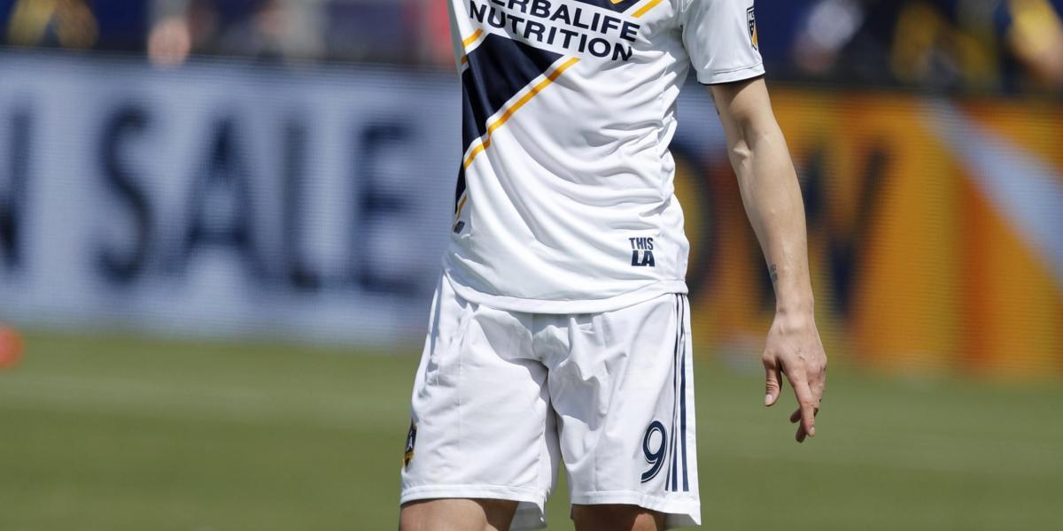 Zlatan Ibrahimovic, delantero de LA Galaxy de la MLS.