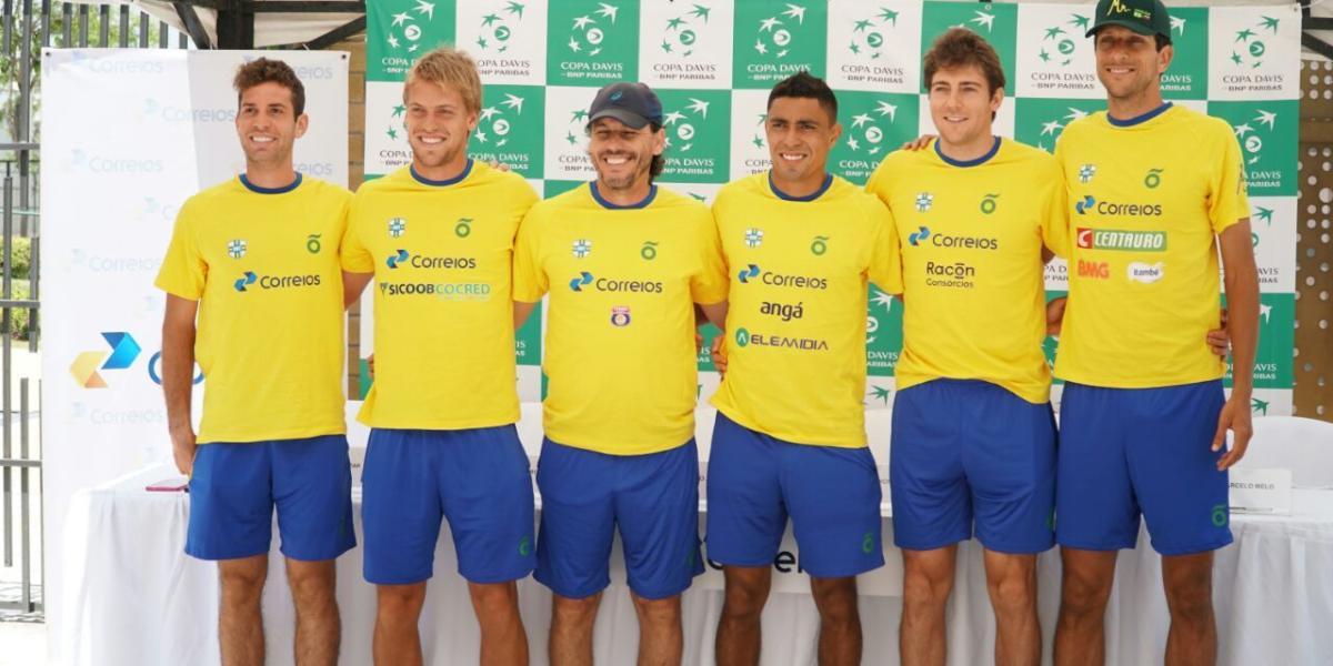 Este es el equipo brasileño de Copa Davis que afrontará el duelo contra Colombia.