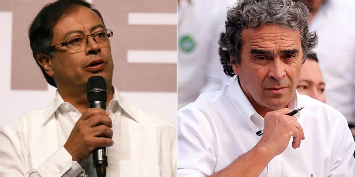 Gustavo Petro y Sergio Fajardo, candidatos presidenciales.