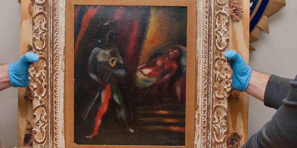 El lienzo 'Othello y Desdemona' fue recuperado por el FBI.