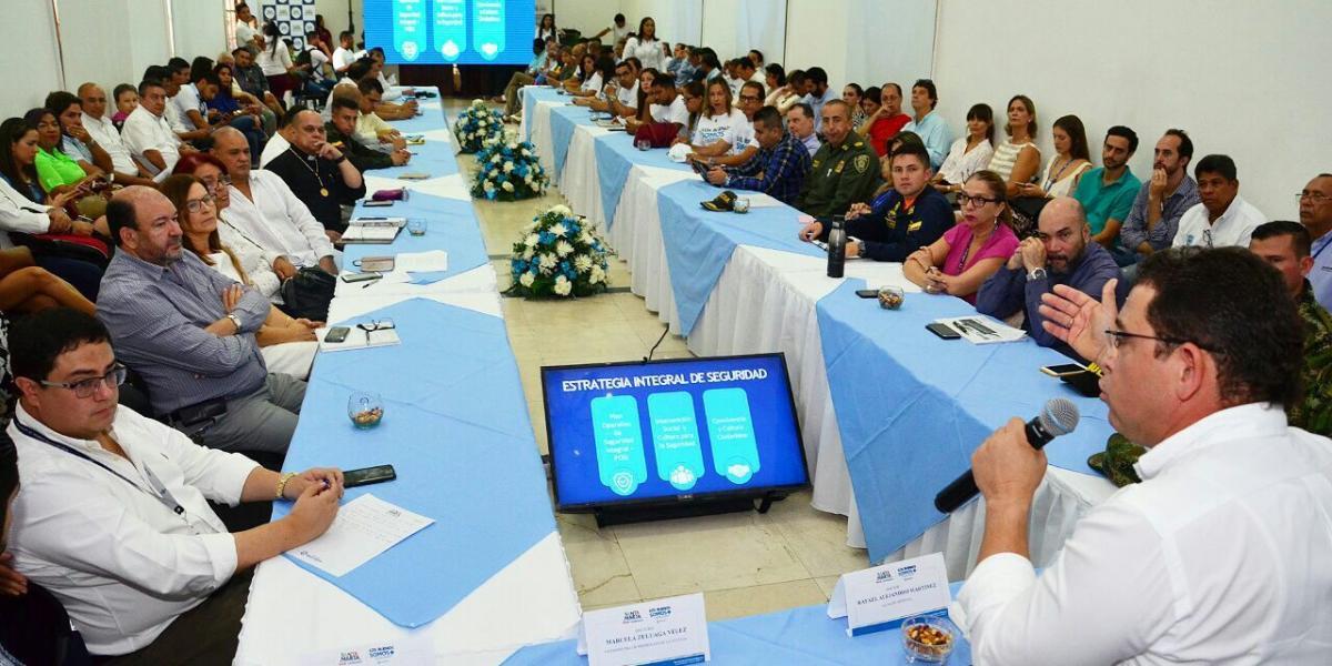 Las autoridades de Santa Marta y del Gobierno Nacional definieron acciones para recuperar la seguridad en la capital del Magdalena.