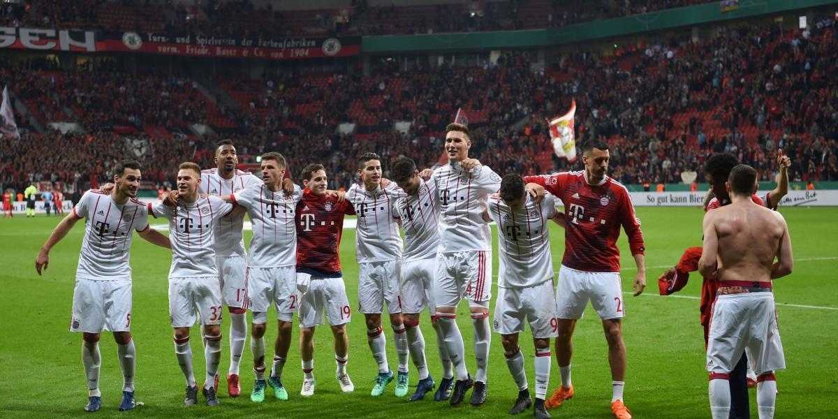 Bayern Múnich celebra la clasificación a la final.