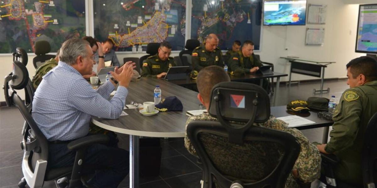 El vicepresidente estuvo reunido con altos mandos militares en Nariño