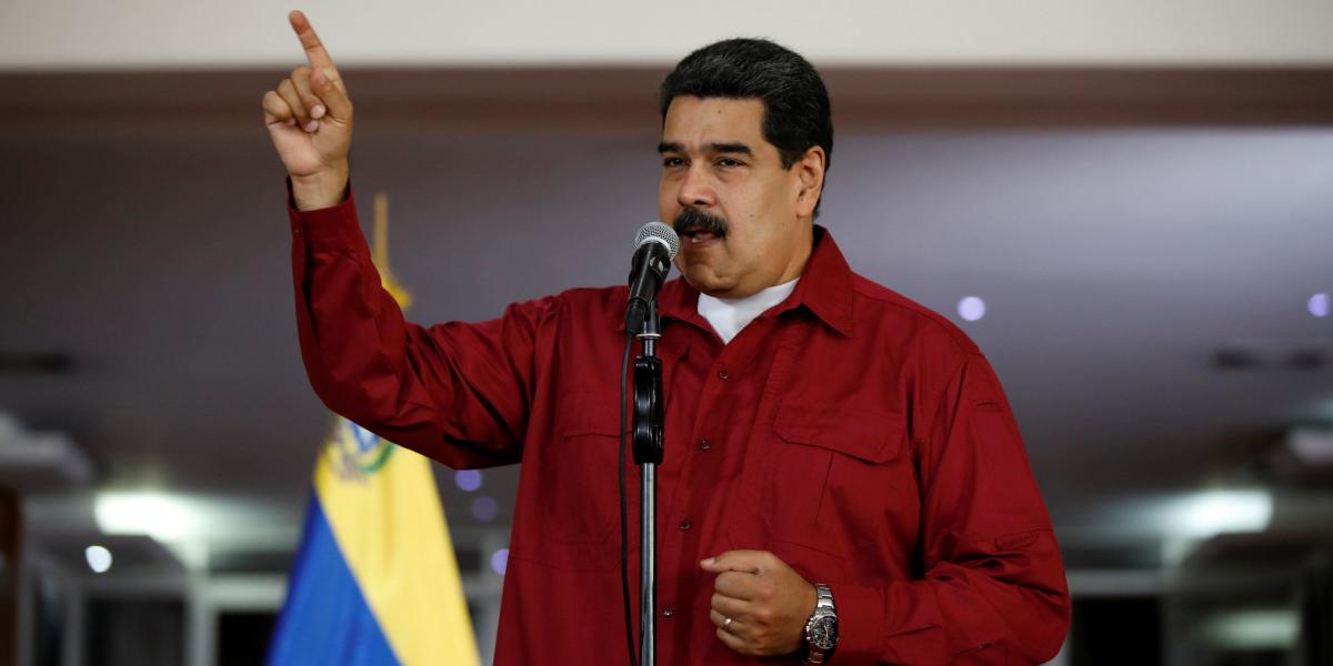 El presidente venezolano, Nicolás Maduro, ofreció una rueda de prensa a los medios antes de dirigirse a Cuba, donde se reunirá con el presidente erigido, Miguel Díaz-Canel.