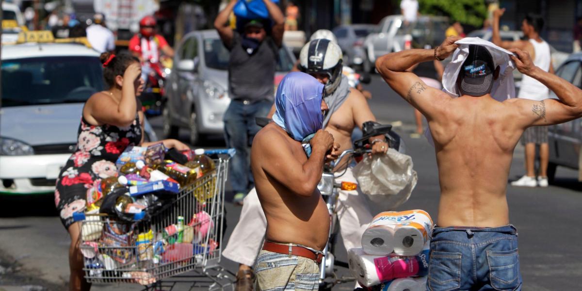 Saqueos y varios actos vandálicos se han dado en medio de las protestas en Nicaragua.
