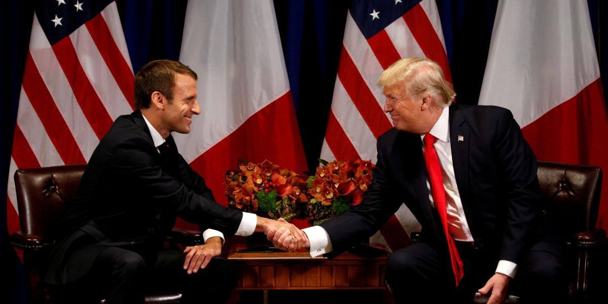Macron ha trabajado arduamente para mantener una relación cercana con el presidente de Estados Unidos.
