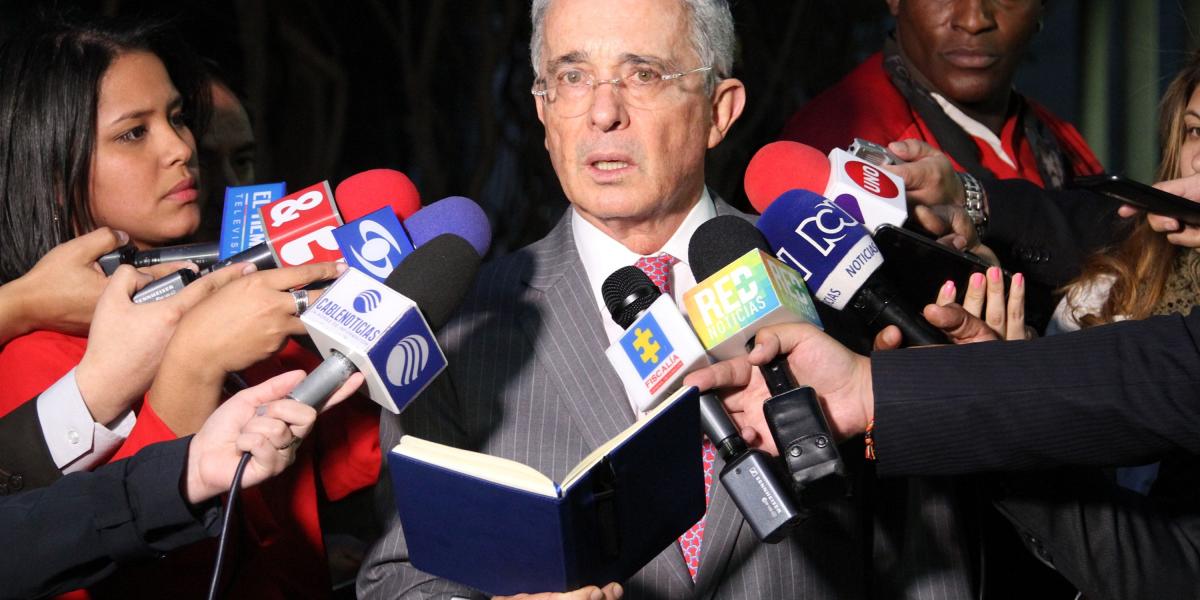 El expresidente y actual senador, Álvaro Uribe.