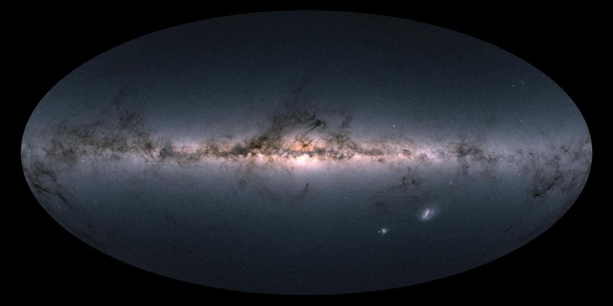El satélite europeo Gaia cartografió, a color, 1.700 millones de estrellas de la Vía Láctea, el 1 por ciento de su total.