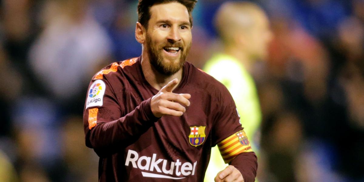 Lionel Messi marcó triplete para convertir a Barcelona en campeón de la Liga 2017-18.