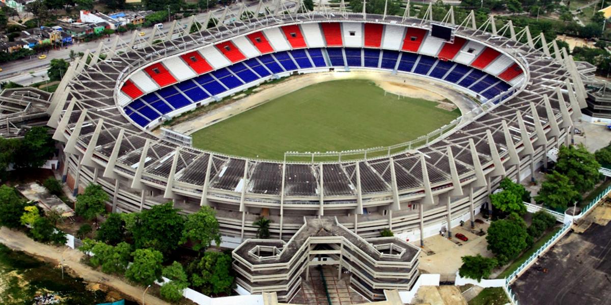 2. Estadio Metropolitano Roberto Meléndez: la sede de la Selección Colombia para las eliminatorias de los mundiales Fifa tiene una capacidad de 46.000 espectadores. Fue inaugurado en mayo de 1986 y también es sede de los equipos Atlético Junior y Barranquilla FC.