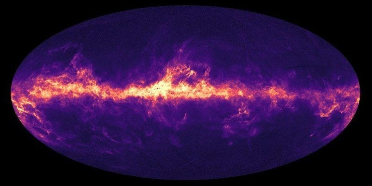 Imagen basada en las observaciones del satélite Gaia.