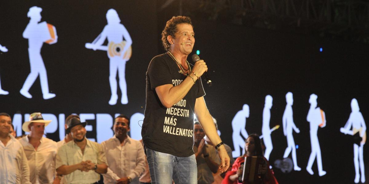 Carlos Vives le dejó al Festival dos canciones: 'El sombrero de Alejo' como himno oficial, y la nueva versión de 'Diez razones para amarte', en homenaje a Martín Elías.