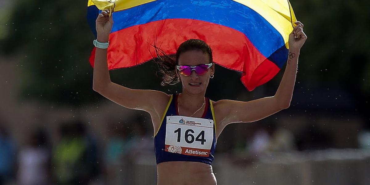 Sandra Lorena Arenas, atleta colombiana.
