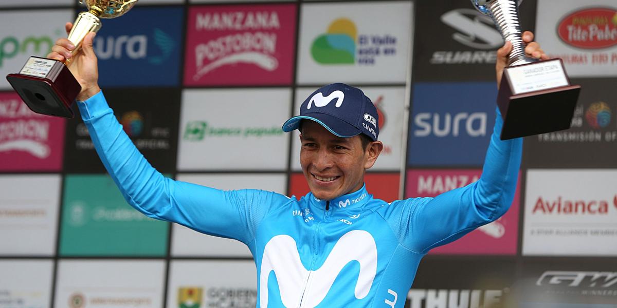 Dayer Quintana compite con el Movistar Team y participó con resultados notables en la Vuelta a San Juan y la Colombia Oro y Paz.
