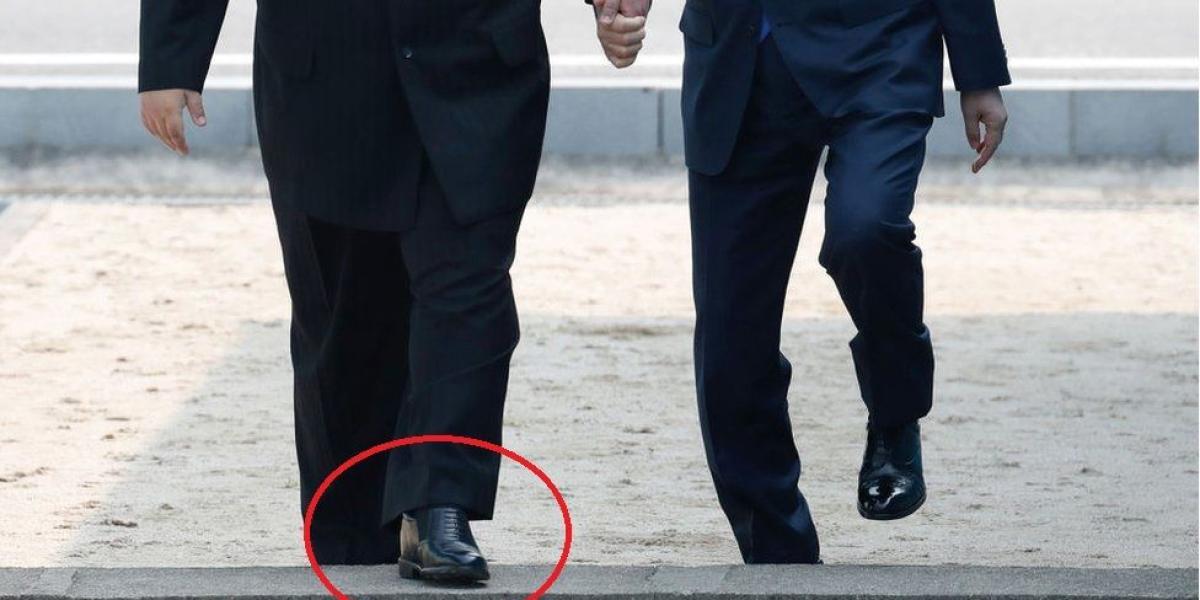Los zapatos de Kim Jong-un llamaron la atención de algunos expertos.