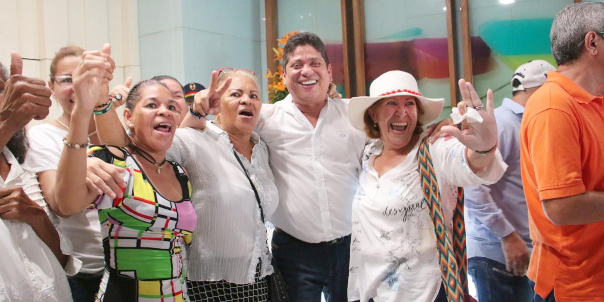 Antonio Quinto Guerra, con más de 72.000 votos, logró quedarse con la alcaldía de Cartagena.