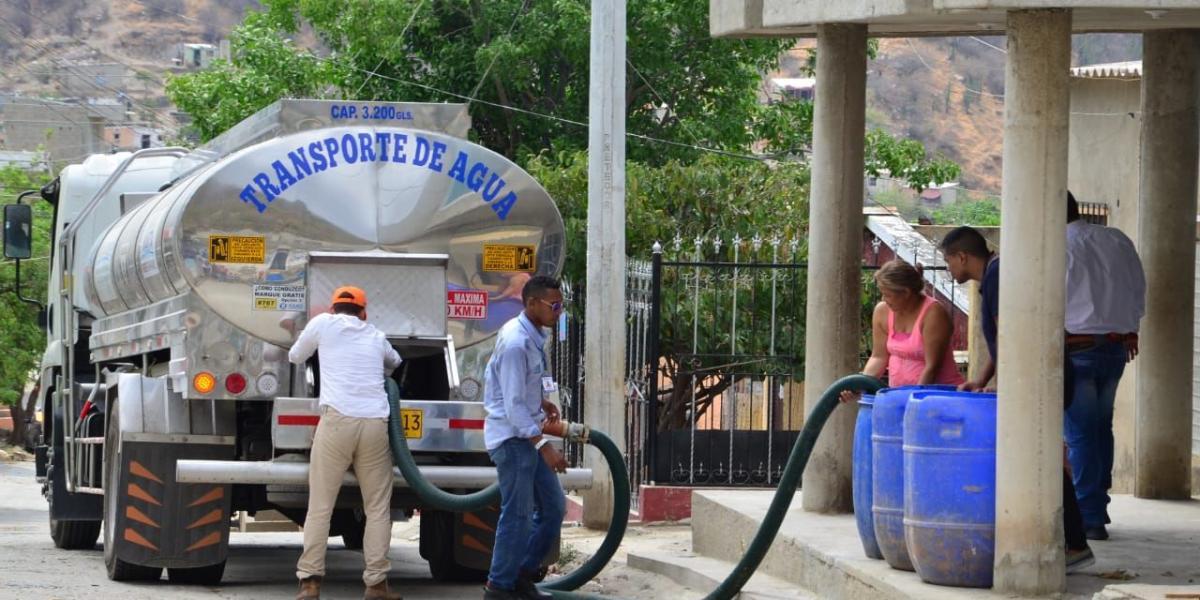 La sequía en la ciudad impide a Veolia, operador del servicio de agua, abastecer a Santa Marta.