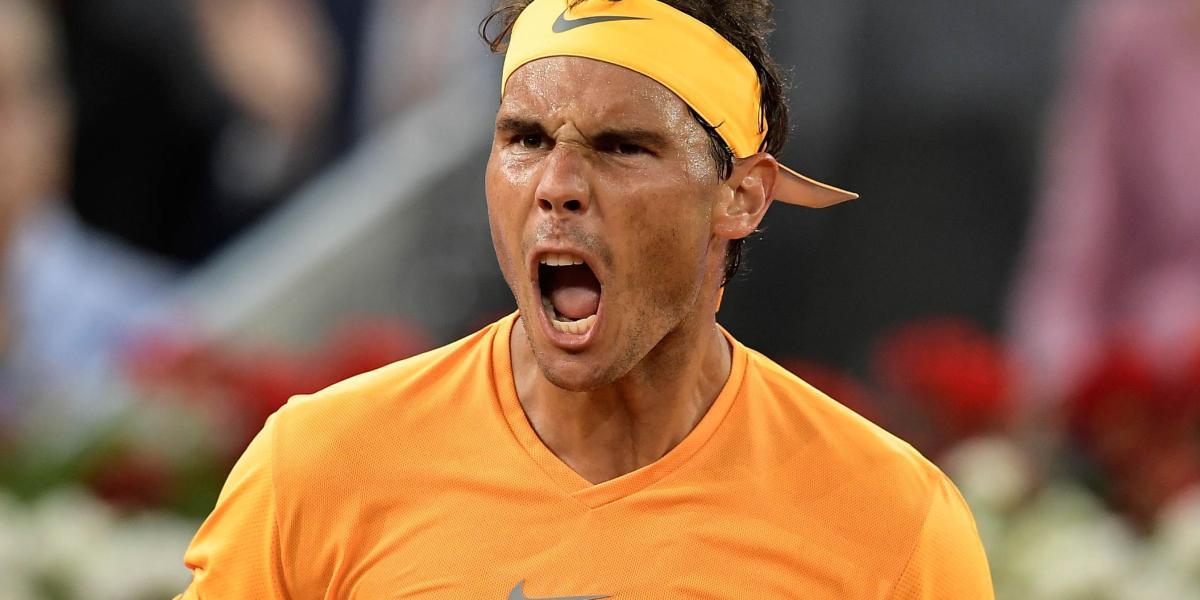 Rafael Nadal celebra su triunfo.