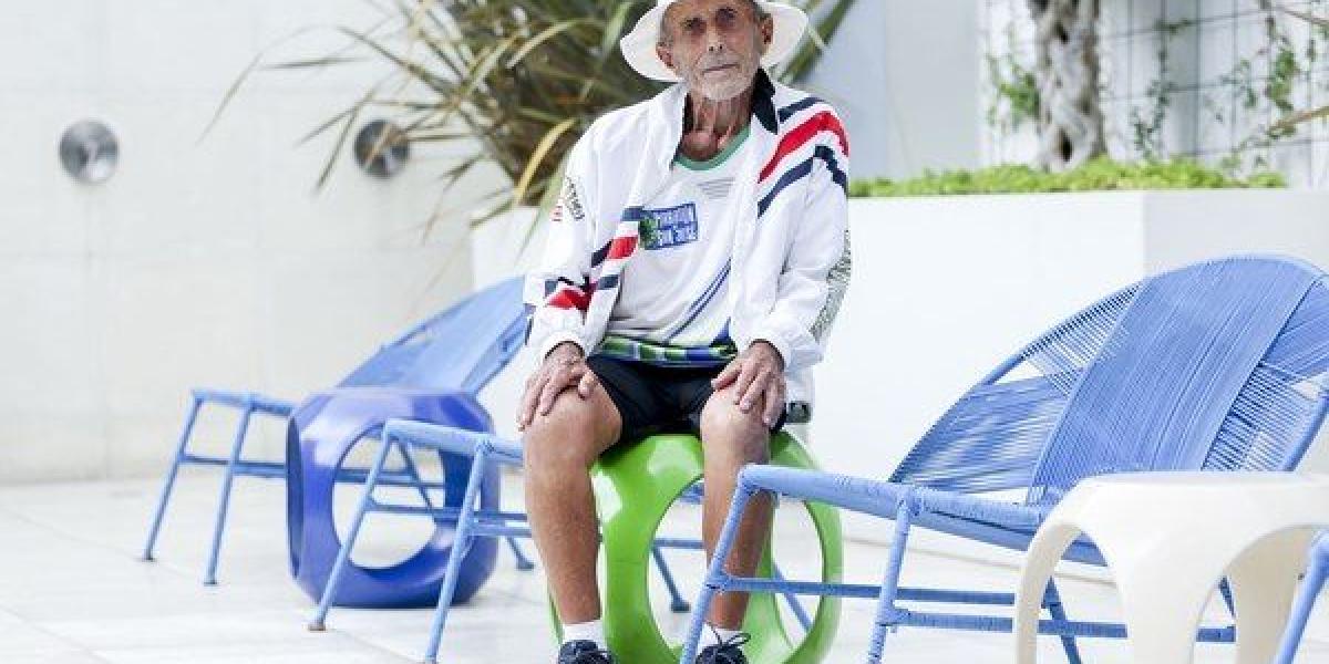 Ahmed Alsalan, atleta de 92 años.