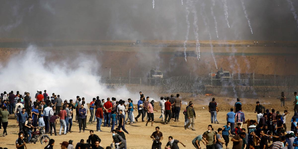 En total, 58 palestinos han muerto durante las siete jornadas de manifestaciones.