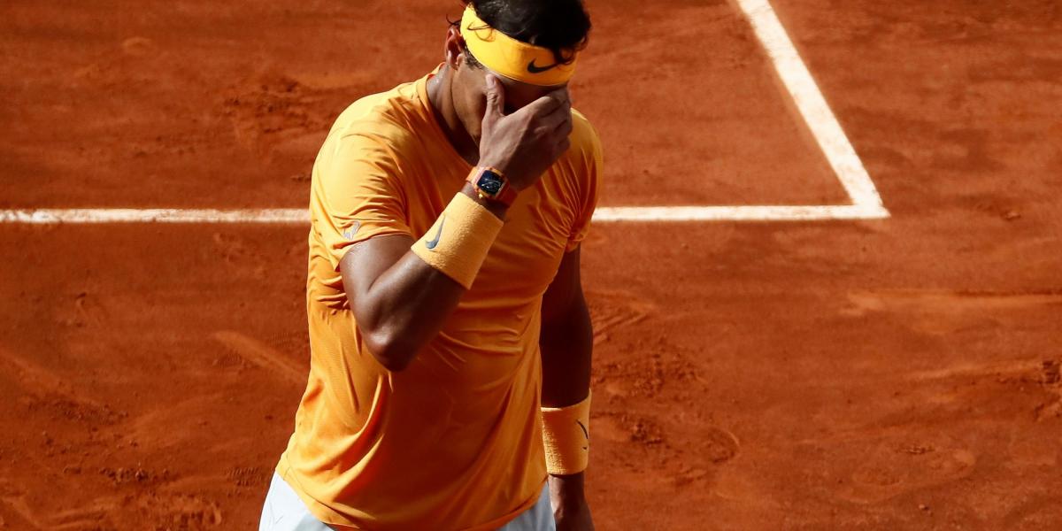 Rafael Nadal perdió en cuartos de final con Dominic Thiem y también su record de 50 sets consecutivos sobre una misma superficie.