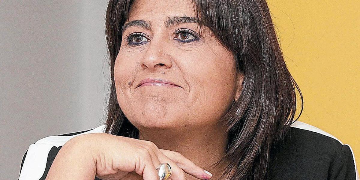 La ministra de comercio, María Lorena Gutiérrez, en entrevista con El Tiempo